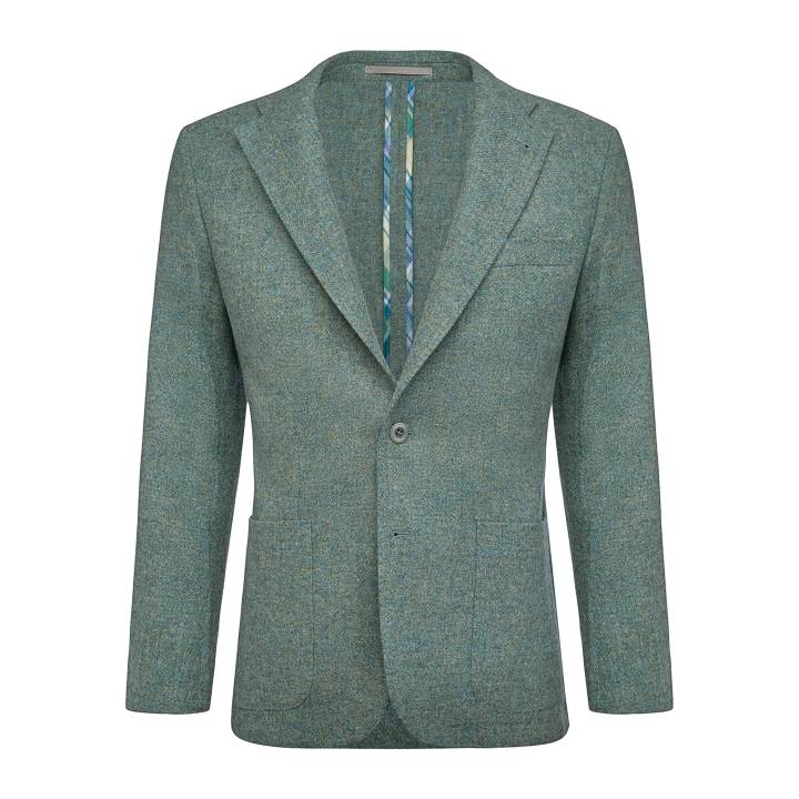 Marynarka tweedowa w kolorze szałwii - M.Ceran